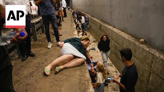 Jerusalem residents reacts after Iran fires missiles at Israel [upl. by Mateo]