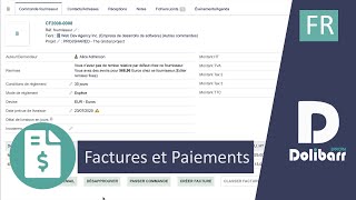 Tutoriel 10  FR  Factures Acomptes et Avoirs avec Dolibarr ERP CRM [upl. by Regdor389]