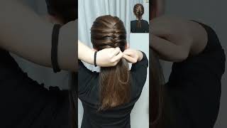 Braid hairstyles for short hair 🌸🌸 Stylish hairstyle hairstyle for girls 🌸 [upl. by Shandeigh654]