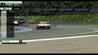 rFactor  ADAC GT Masters 2013  Oschersleben Kvalifikace [upl. by Razec755]