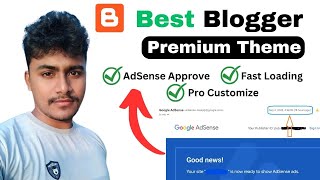 Premium Blogger Theme Pro Customize  Best Blogger Template For AdSense Approval 2023 [upl. by Anirehc]