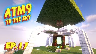 Quest for Gaia ATM9 To the Sky Block Ep17 Botania Minecraft Mod Pack [upl. by Sixel]