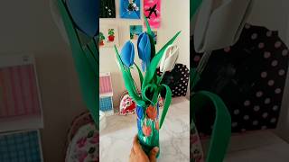 🌷🌷Tulips ഉണ്ടാക്കാം കൂടെ flower vase ഉം 🌷🌷 [upl. by Mehs]