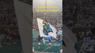 Coastal Carolina University football pregame during white out [upl. by Paterson]