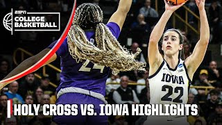 Holy Cross Crusaders vs Iowa Hawkeyes  ESPN College Basketball  NCAA Tournament [upl. by Steffi]