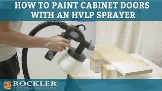 How to Paint Cabinet Doors Using an HVLP Sprayer  Rogue Engineer Project [upl. by Nolyar427]