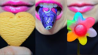 ASMR Eating Emoji Food Challenge TikTok Mukbang 먹방 [upl. by Simonetta241]