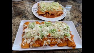 Enchiladas de Mole con Pollo Cocinando Con Lety [upl. by Dinsdale]