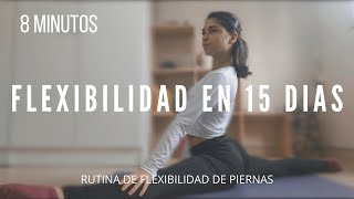 RETO 15 DIAS FLEXIBILIDAD  Rutina de Flexibilidad 8 minutos  Sabrina Acosta [upl. by Adrahc]