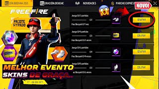 CORREE PEGUE O TÊNIS SWIFTS GRÁTIS CUBO MÁGICO EVENTO 12 SKINS DE GELO E ATUALIZAÇÃO  FREE FIRE [upl. by Liane481]