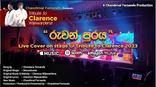 Ruwan Puraya Live Cover  quotTribute to Clarence 2023quot by Chandimal Fernando [upl. by Atsocal]