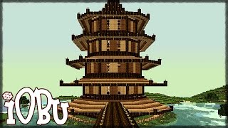 5 STORY ASIAN PAGODA  Minecraft Timelapse  Lets Build with Download [upl. by Assela]