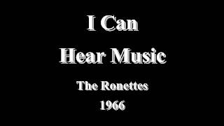 I Can Hear Music  The Ronettes  1966 [upl. by Alitta]