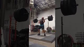 300 pound axle press strongman [upl. by Serafina]