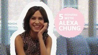 Alexa Chung talks about her girl crush amp the wardrobe she would like to raid [upl. by Yatnwahs716]