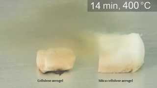 Cellulose nanofiber silica aerogels [upl. by Revilo]