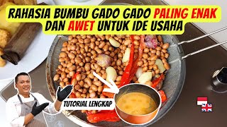 INI RAHASIANYA ‼️ RESEP DAN CARA MEMBUAT BUMBU GADO  GADO YANG ENAK UNTUK IDE USAHA [upl. by Caprice]