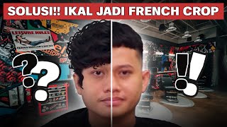 CUKUR RAMBUT IKAL NGEMBANG JADI FRENCH CROP Langsung Kaya Beda Orang ‼️ [upl. by Siduhey]