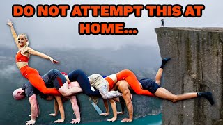 EXTREME YOGA CHALLENGE ft Nile Wilson Ash Watson amp Luke Stoney 👀 [upl. by Moitoso]