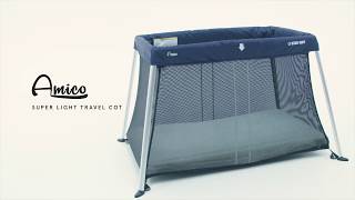 Amico Travel Portacot Bassinet by Star Kidz Australia [upl. by Sondra]