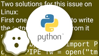 Interactive inputoutput using Python [upl. by Ylatan]