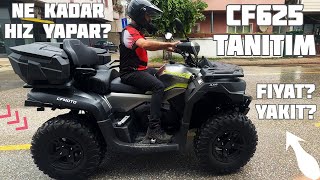 2023 Cf Moto CForce 625 Touring Tanıtım Atv inceleme  Cf 625 Hız Testi [upl. by Naoh891]