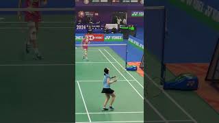 Badminton rally AN SE YOUNG VS BEIWEN ZHANG [upl. by Humfrid]