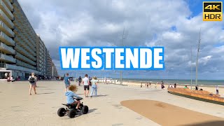 Westende Belgium 🇧🇪 Walking tour ☀️ 4K HDR [upl. by Dionysus]