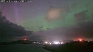 Aurora Timelapse Shetland Islands 91224 [upl. by Aiyn]