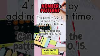 Math Facts Skip Counting Patterns and More education maths funlearning mathshorts [upl. by Ewer788]