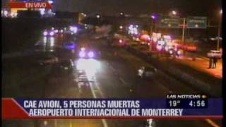 Se impacta un avion en Monterreywmv [upl. by Mervin]