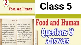 Class 5 Social Science chapter 2 food and human Textual question and answers [upl. by Eniamaj]