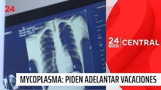 Piden adelantar vacaciones de verano por brote de Mycoplasma  24 Horas TVN Chile [upl. by Malloy951]