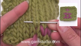 How to sew embroid duplicate stitches [upl. by Aneehta329]