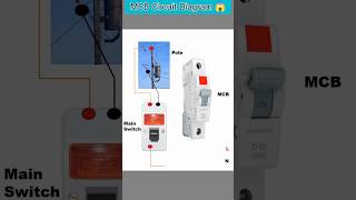 MCB Wiring Connections 😱 shorts mcb [upl. by Skippie]