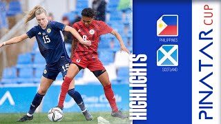 PINATAR CUP Scotland vs Philippines Highlights [upl. by Eidassac709]