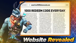 Free Redeem Code Website Revealed 🔥🤘 [upl. by Einnoj]