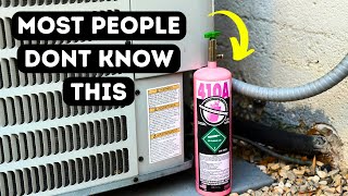 How To Add Refrigerant To Your Air Conditioner R410A amp R22 [upl. by Leunamme355]