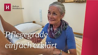 Pflegegrade verständlich erklärt Wann ist ein Mensch pflegebedürftig Erklärvideo [upl. by Seilenna]