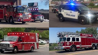 Colorado Fire EMS Police Responding Compilation 2023 [upl. by Raskin]