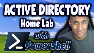 How to Setup a Basic Home Lab Running Active Directory Oracle VirtualBox  Add Users wPowerShell [upl. by Winn]