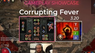 PoE Sanctum 320  Corrupting Fever Champion  Build Showcase  Guide [upl. by Adnara]