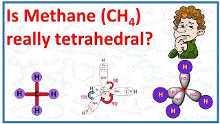 Is Methane CH4 really tetrahedral [upl. by Ahsieka]