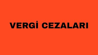 1 VERGİ ZİYAI CEZASI [upl. by Denman]