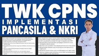 part 1 BAHAS SOAL TWK CPNS 2024 BHINNEKA TUNGGAL IKA PANCASILA DAN NKRI [upl. by Aihcrop]