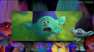 Trolls  Young Branchs Song Danish Bluray Version HD [upl. by Samoht168]