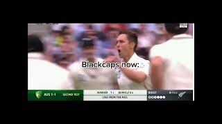 Blackcaps now vs then… newzealand cricket [upl. by Irrek]