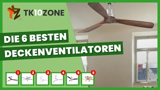 Die 6 besten Deckenventilatoren [upl. by Barlow]