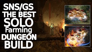 Throne and Liberty SNSGS is the best solo dungeon farming build in the game my aiming for gear [upl. by Dicky]