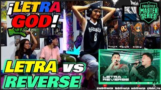 🔴COLOMBIANOS REACCIONAN a LETRA vs REVERSE  ¡LETRA MODO GOD FMS CARIBE JORNADA 4 2023  2024 [upl. by Rot896]